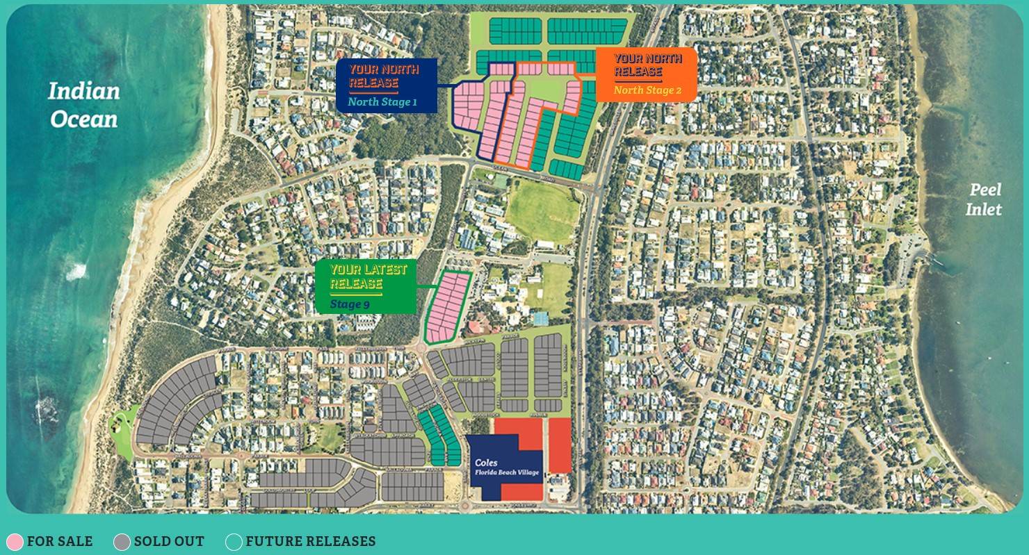 [Land for Sale] Florida Beach Estate, Dawesville OpenLot